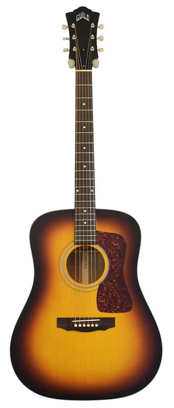 Guild D-40 ATB Dreadnought Antique Burst Satin image 1