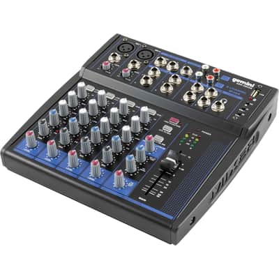 Gemini GEM-08USB 8 Channel USB Bluetooth DJ Recording Live Sound Mixer w Cables image 4