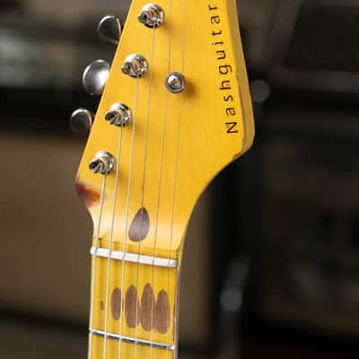 Nash S-57 Electric Guitar - 2-Tone Sunburst with Hardshell Case image 5