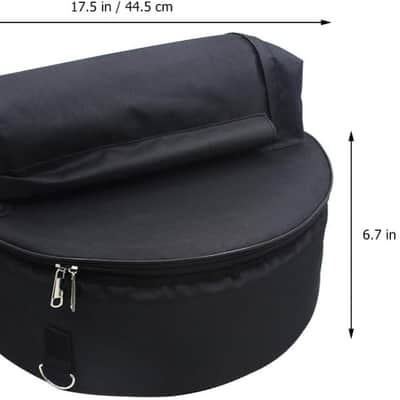 Snare Drum GigBag, Oxford Cloth Waterproof Snare Drum Bag Carryng Case with Outside Pockets Detachable Shoulder Straps, Protable Percussion Storage Accessory image 2