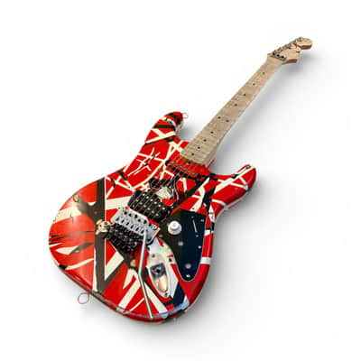 Eddie Van Halen Frankenstrat, Frankenstein Replica Guitar Build, not an EVH image 7