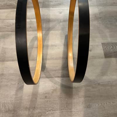 PDP Wood Bass Drum Hoops 22” FS 2012 - Black Satin image 1