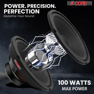 5 Core 8 Inch Car Woofer Audio Pair 1000W 4Ohm Deep Bass Subwoofer Component Loud Speaker System image 10