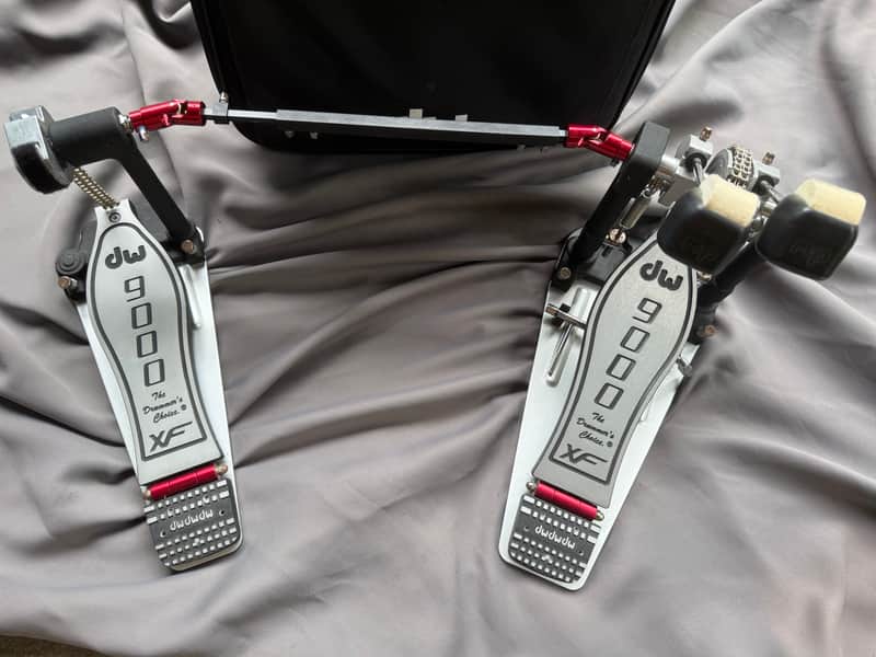 DW 9000 Series Double Bass Drum Pedal with Extended Footboard image 1