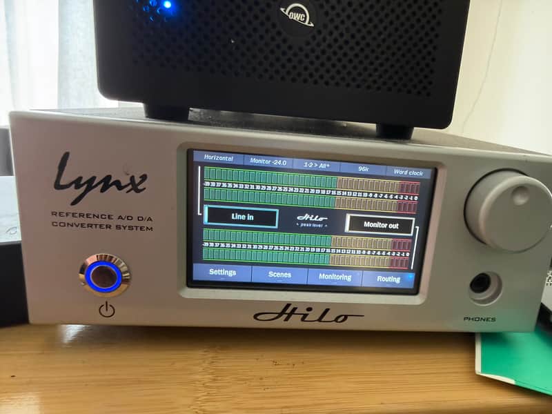 Lynx Hilo Reference A/D D/A Converter System with LT-Dante Card 2010s - Silver image 1