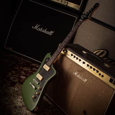 Baum Guitars Vega Series Wingman - Misty Green image 2