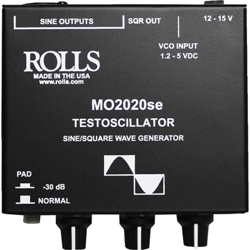 Rolls MO2020se Testoscillator Sine/Square Wave Generator image 1