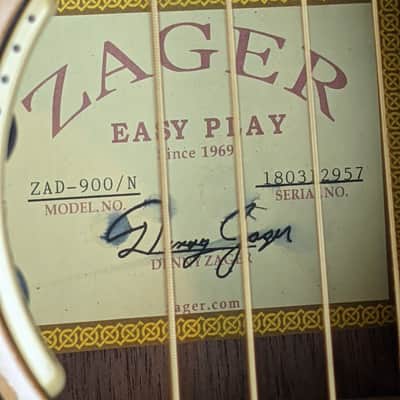 Used Zager ZAD900 Acoustic Guitar w/ L.R. Baggs Anthem image 9