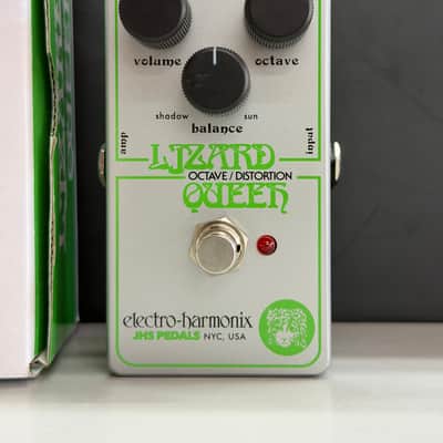 Electro-Harmonix / JHS Nano Lizard Queen Octave Fuzz With Box 2023 - Present - Silver / Green image 3