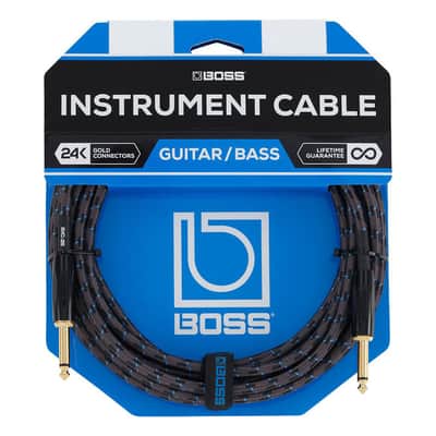 Boss BIC-25 1/4" TS Straight Instrment Cable - 25'
