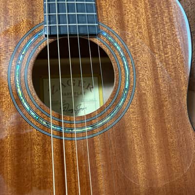 Zager 38” solid mahogany parlor acoustic electric guitar 2018-2020 - Natural image 7