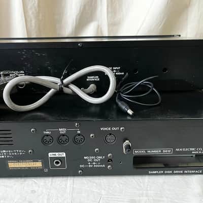 Akai S612 MIDI DIGITAL SAMPLER & MD280 SAMPLER DISK DRIVE w/ disk Bild 8