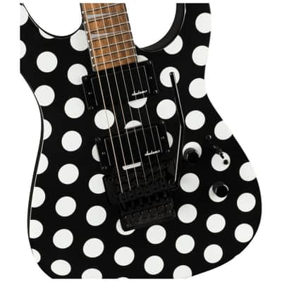 Jackson X Series Soloist SLX DX 6-String Right-Handed Electric Guitar with Laurel Fingerboard and Maple Neck (Polka Dot) image 4
