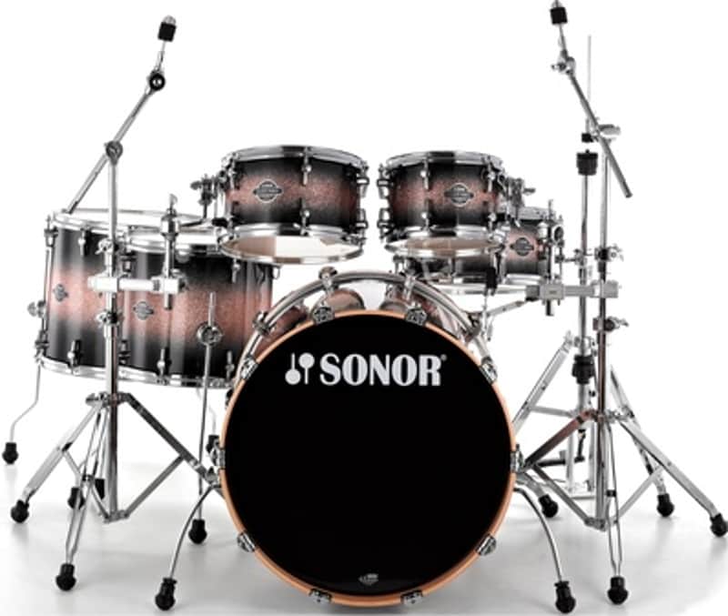 Sonor Select Force 6-Piece S-Drive Drum Kit - Brown Galaxy Burst image 1