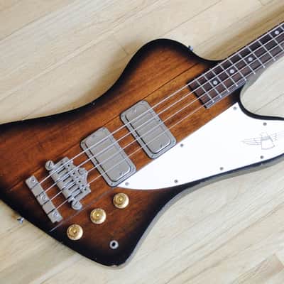 1991 Greco Thunderbird IV TB1100 Electric Bass Guitar Japan Fujigen Gibson Lawsuit w/Original Case image 1