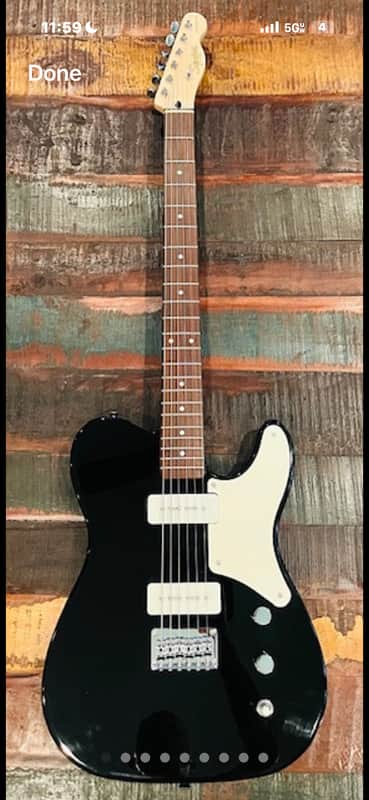 Squier Paranormal Baritone Cabronita Telecaster 2020 - Black image 1