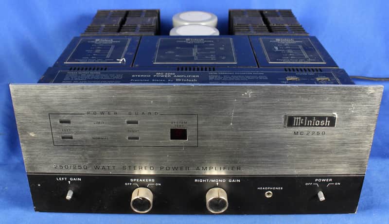 McIntosh MC2250 250-Watt Stereo Solid State Power Amplifier image 1