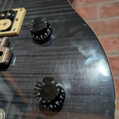 PRS SE Custom 24 2013 - Gray Black Flame top image 5