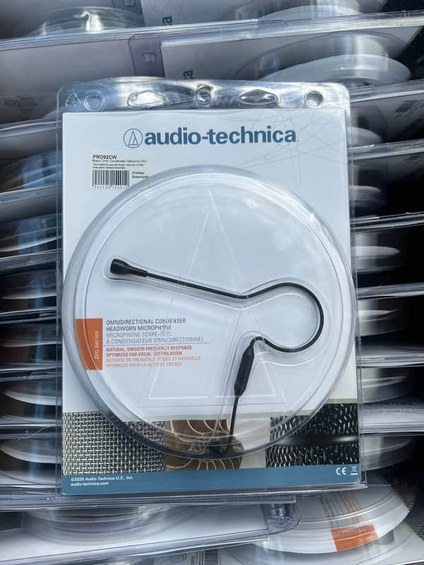Audio-Technica PRO92CW Omni-Directional Condenser Headworn Microphone 2010s - Black image 1