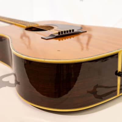 Yamaki F-185 1970s Solid Wood Dreadnaught Folk image 15