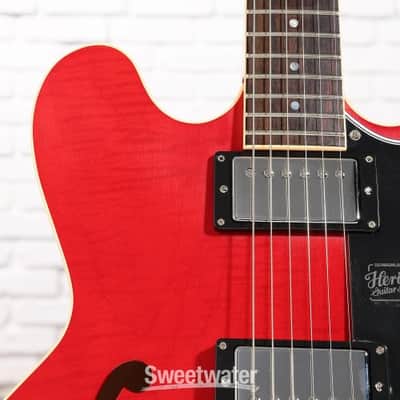 Heritage Standard II H-535 Semi-hollowbody Electric Guitar - Trans Cherry (H535StdIITChd1) image 7