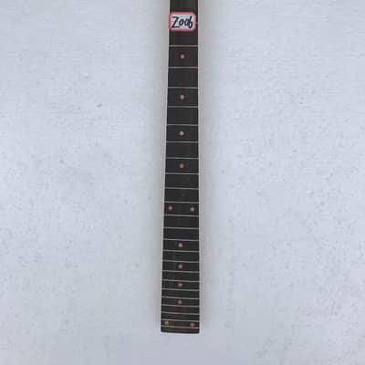 Maple Wood Guitar Neck with Rosewood Fretboard Red Headstock image 1