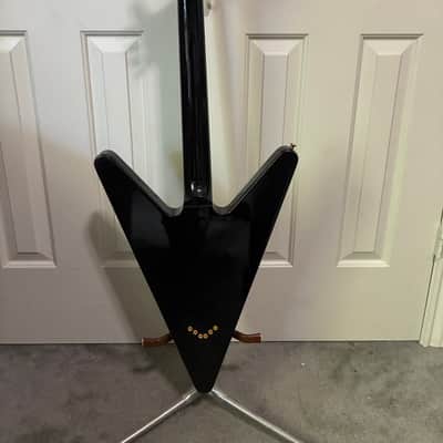Gibson Reverse Flying V 2007 UNPLAYED Black Ebony fretboard image 3