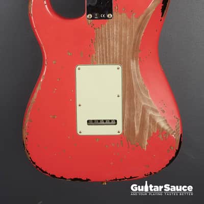 Fender Custom Shop 63 Stratocaster Landau Fiesta Red Over Sunburst 2024 (Cod. 1498UG) image 11