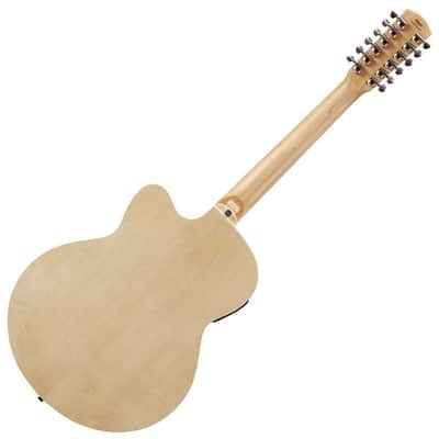 Alvarez AJ80-12CE Artist 12-String Jumbo Acoustic Electric Guitar - Natural Gloss image 3