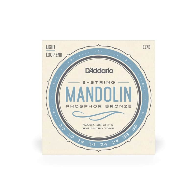 D’addario EJ73 10-38 Light Set Mandolin Strings image 1