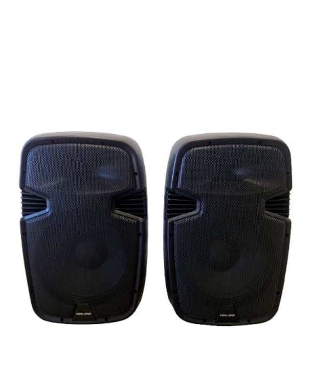 Vocal-Star 1000w PA System - PA Speakers - Pair - Black - Excellent w/ Original Box image 1
