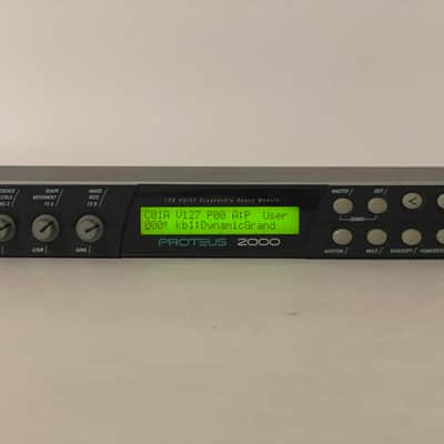 E-MU Systems Proteus 2000 Rackmount 128-Voice Sampler Module 1999 y2k 90s 100V -240V Made in USA Worldwide Shipment image 2