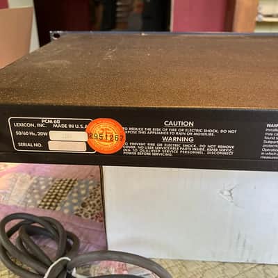 Lexicon PCM 60 Digital Reverb 1980s - Black image 6