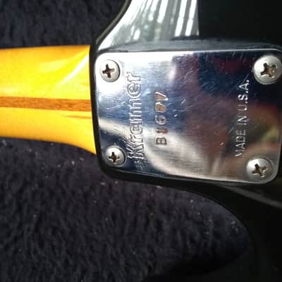 Kramer Pacer 1982 Black/Blue Pipes/Maple image 11