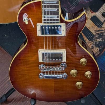 Zemaitis Z22FF Z Series Electric Guitar, Flame Maple Top, Gig Bag - Brown Burst image 1