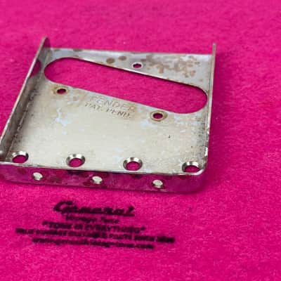 Fender ®️ Telecaster Bridge Plate 1955 - 1962 MOA Master of aging image 6