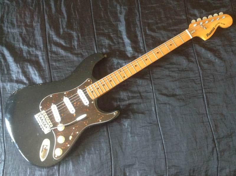 Hisonus Stratocaster ST-550 1975 - 1976 Black image 1