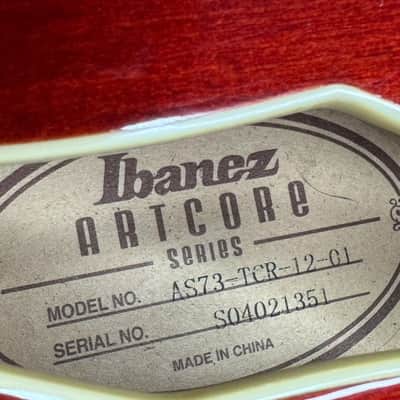 Ibanez Artcore AS73-TCR-12-01 Semi-Hollow Guitar – Transparent Cherry image 14