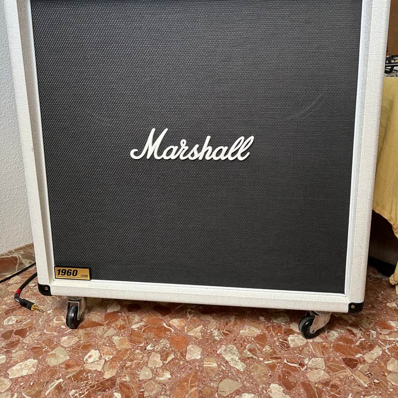 2008 Marshall 1960B Lead Randy Rhoads White Elephant Tolex