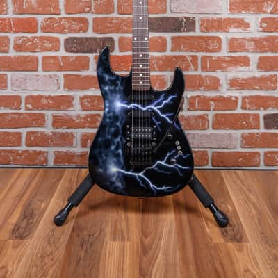 B.C. Rich ST-3 Lightning Bolt Graphic 1988 w/Hard Shell Case image 4