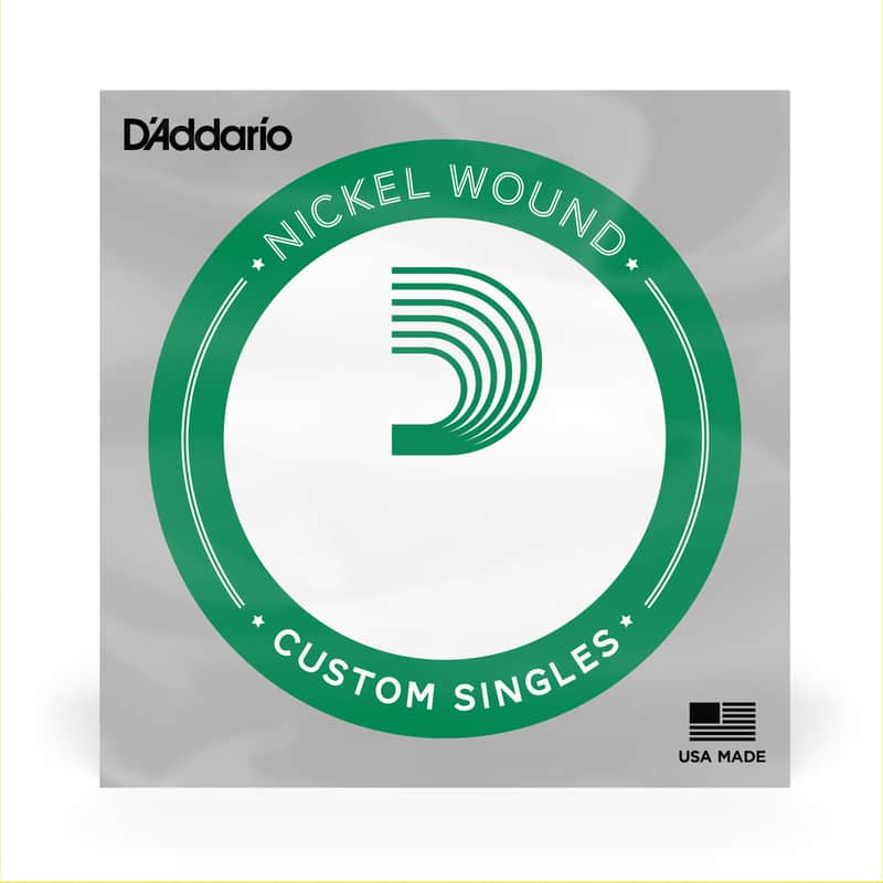 D'Addario XLB018P Plain Steel Bass Guitar Single String, Long Scale, .018 image 1
