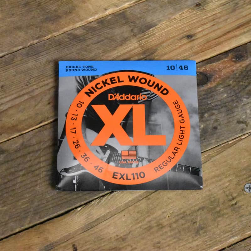 D'Addario EXL110 Nickel Wound Electric Guitar Strings 10-46 image 1
