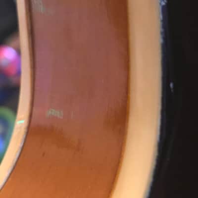 Vintage Ventura  Semi-hollow body bass guitar 335 copy 60’s-70’s Sunburst image 15