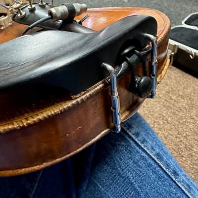 Used Ägidius Sebastian Klotz Fecit Mittenwald Vintage 4/4 full size Violin w/ hard case w/ Pickup image 9