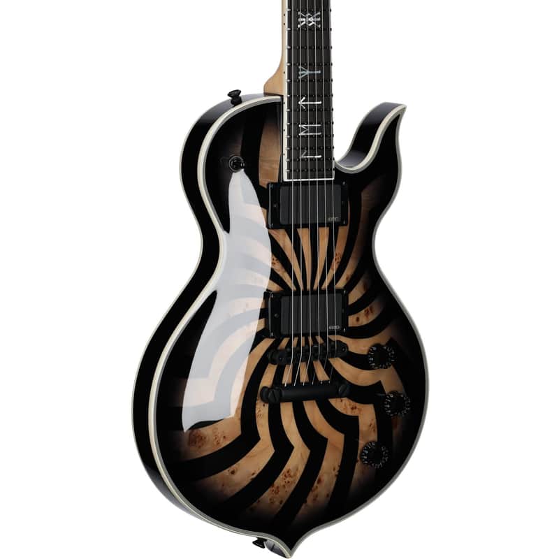 Wylde Audio Odin Grail Rawtop Bullseye Electric Guitar, Charcoal Burst image 1