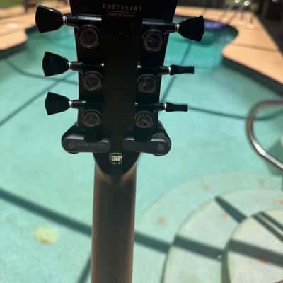 ESP - E-II Eclipse Fanatic's Run Floyd Rose 2017 - Killerburst Black Gloss image 5