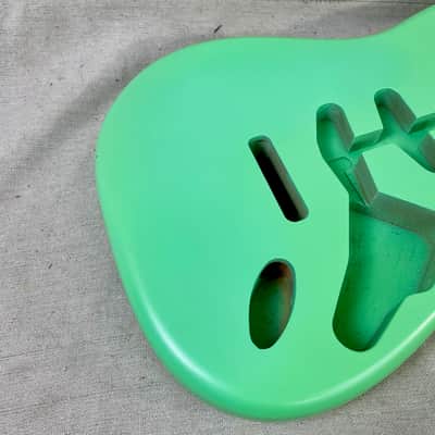 Unbranded Stratocaster Surf Green Guitar Body SSS image 3