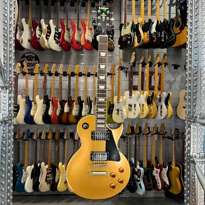 Vintage   V100 Icon Les Paul Jbm Gold Top image 2