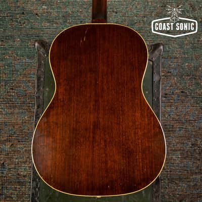 1967 Gibson LG-1 Acoustic Guitar with original Chipboard Alligator Case image 8