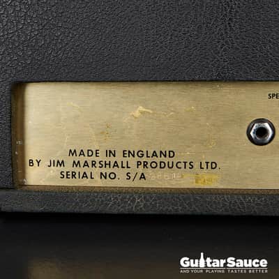 Marshall JMP 50 Small Box Metal Panel 1969 Vintage (COD AMP_00137) image 10